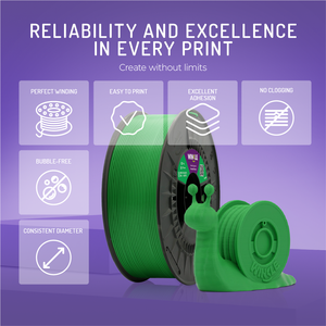 WINKLE PLA HD Filament 1.75mm 1kg 3D Printer High Tolerance 0.05mm 190-230 Hot <b>Bed</b> Compatible Biodegradable <b>Easy</b> Print No - Product Image 4