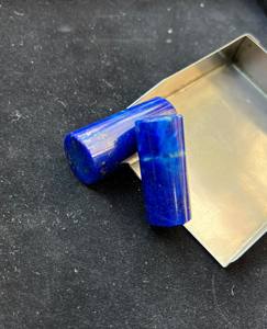 Customizable Size Natural Blue <b>Lapis</b> <b>Lazuli</b> Pillars DIY Craft <b>Pendant</b> Gemstone for Jewelry Making - Product Image 2