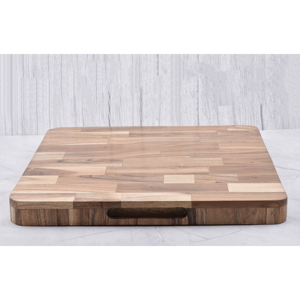 Unique <b>Square</b> Shape Bamboo Cutting Board Stainless Steel Kitchenware Utensils <b>Tool</b> for Wood Chopping Chipping Cheese Board - Product Image 1