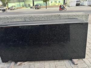 Thiết kế hiện đại tro đen Granite gạch slab Khối Nhà bếp phòng tắm bên ngoài đánh bóng mài dũa bước Raiser Antique bề mặt flamed - Product Image 2