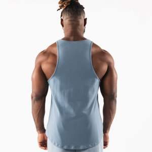 Venta al por mayor gráficos personalizados culturismo Fitness músculo entrenamiento gimnasio Stringer hombres camisetas sin mangas - Product Image 3