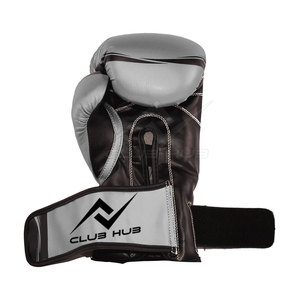 Professional Custom Comfortable Leather Boxing <b>Gloves</b> with <b>Laced</b> Wrist Feature Customizable Fight Training Equipment for Sale - Product Image 5