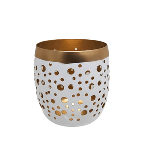 Juego de 3 linternas de diseño moderno para decoración de fiestas y festivales, linterna votiva redonda de hierro, color verde y dorado, tamaño grande, personalizada - Product Image 5