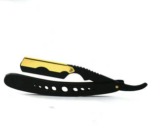 Haute qualité en acier inoxydable double lame rasoir jetable sécurité bord droit cheveux moustache barbe gorge rasage visage Salon - Product Image 5