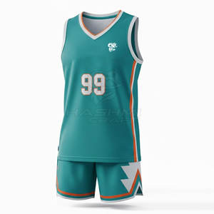 Tenue de basketball en tissu mesh durable pour hommes et garçons, conçue pour la flexibilité, le confort et les activités sportives quotidiennes - Product Image 5