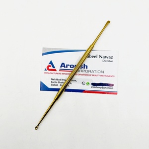 Empujadores de Cutículas de Acero Inoxidable Sólido de Grado Profesional, Removedor de Cutículas de Doble Punta de Alta Calidad para Uñas Curvas - Product Image 2