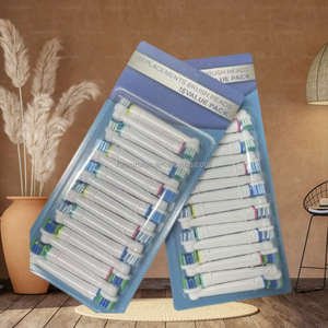 Glossy Electric <b>Toothbrush</b> <b>Head</b> with Polished Texture for Sleek Replacement Hotel Use 1 Year Warranty Nylon Bristles - Product Image 2