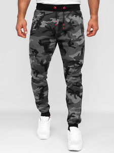 Gran Oferta personalizada 100% algodón 400 GSM Heavyweight Camo Joggers para hombres cintura acanalada transpirable OEM Logo hombres Running Joggers - Product Image 2