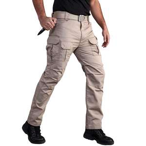 Pantalones Cargo Deportivos de Cintura Alta para Hombre, Pantalones Joggers Transpirables de Algodón con Decoración de Bolsillos, Disponibles para OEM - Product Image 3