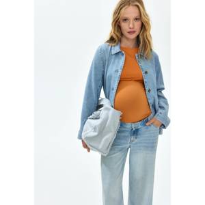 เสื้อคลุมท้องคอกลมแขนกุด MOM - Product Image 1