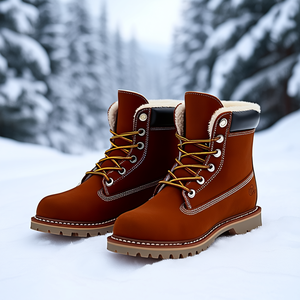 Botas de nieve Meindl Nebraska - Talla 46, cuero nobuk color caoba/gamuza - Product Image 3