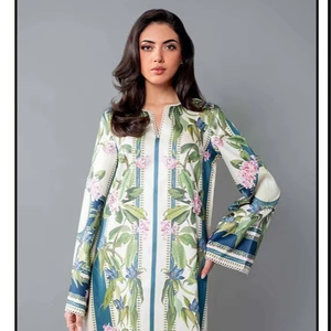 Elegante suave algodón importado impreso Shalwar Kameez transpirable ligero para uso diario XL XXL tallas-ropa India pakistaní - Product Image 1