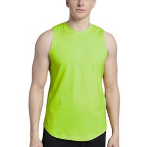 Camisetas sin mangas de algodón informales para hombre Chaleco 100% de algodón para hombre - Product Image 1