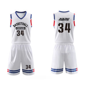 Ropa de hombre de diseño superior de buena calidad, uniforme de baloncesto alto para adultos, camisetas de baloncesto reversibles de doble capa OEM - Product Image 1