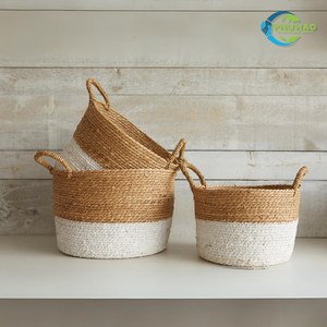 CESTA DE LAVANDERÍA PLEGABLE que ahorra espacio con asas de fácil agarre Conveniente y fácil de usar para uso diario Cesta de mimbre - Product Image 4