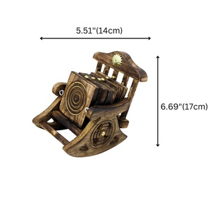 ชุดที่รองแก้วไม้ไผ่เก็บความร้อนสำหรับโต๊ะกาแฟ - Product Image 2