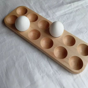PORTE-ŒUFS EN BOIS DE HAUTE QUALITÉ POUR LA CUISINE DE LA FERME et le marché Plateau à œufs pour ustensiles de cuisine pour garder les œufs en sécurité - Product Image 3