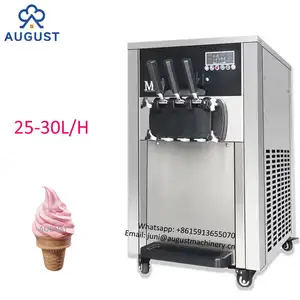 soft drill fresh real fruit freeze frozen yogurt ice cream blending blender machine for ice cream