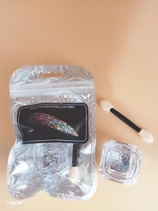 Poudre de paillettes holographiques chromées pour ongles, pigment acrylique, poussière réfléchissante pour manucure DIY, nail art - Product Image 6