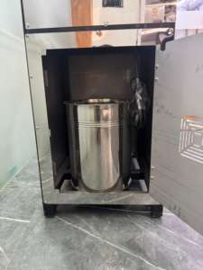 Puissant broyeur en acier inoxydable 2 en 1 3750W 5HP pour grains épices impulsions avec moteur triphasé de sortie 35Kg/Hr - Product Image 3