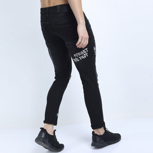 ¡Novedad de 2025! Pantalones vaqueros rectos desgastados para hombre, ligeros, a la moda, a la venta en línea con estampado, precio barato - Product Image 4