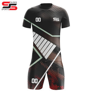 ชุดเสื้อเจอร์ซีย์ผู้ชายสำหรับฤดูร้อนชุดกีฬาฟุตบอลกีฬาเสื้อฟุตบอลแห้งเร็วระบายอากาศได้ดี - Product Image 4