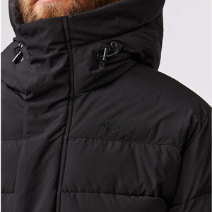 Veste polaire spéciale hiver fermeture éclair classique pour hommes veste isolée chaude matelassée poids lourd avec Logo personnalisé - Product Image 6