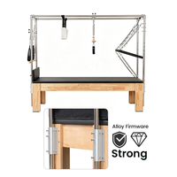 Lit de Pilates Cadillac en bois durable avec accessoires complets, machine de Pilates, équipement d'exercice de yoga pour la maison