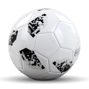 Ballon de football en cuir PVC PU de haute qualité Logo personnalisé Durable pliable Portable résistant à l'eau équipement sportif d'entraînement chaud - Product Image 6