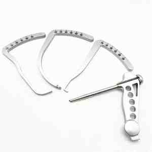 Astrin Surgical Adjustable C-Type Orthopedic Drill Guide & Veterinary <b>Skin</b> Stapler Stainless Steel with <b>Gold</b> Handle CE Certified - Product Image 2