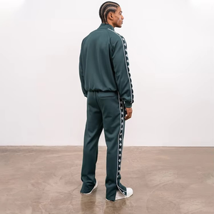 Survêtements unisexes personnalisés de haute qualité pour l'automne, avec capuche et fermeture éclair, style streetwear, 100% coton, coupe ample, veste brodée - Product Image 3