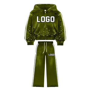 Nueva llegada Otoño Invierno mujer nuevo deporte sudadera pantalón Sudadera con capucha conjunto de dos piezas chándales con diamantes de imitación ropa de mujer - Product Image 5