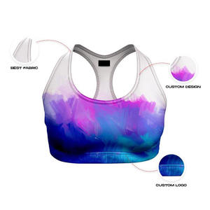 Respirant personnalisé entraînement sublimé dame sport Yoga soutien-gorge impression Gym soutiens-gorge 2025 - Product Image 4