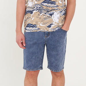 Pantalones cortos de mezclilla de bolsillo para hombre de la mejor calidad hechos en Pakistán - Product Image 1