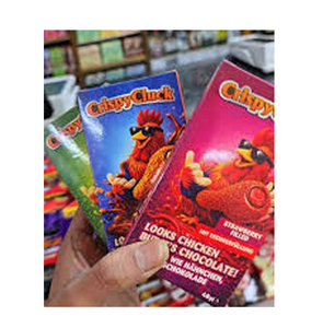 Crispy Cluck Novelty Strawberry Chocolate Contains Emulsifier Soy Lecithin For Smooth Chocolate Texture And Consistent Quality - Product Image 6