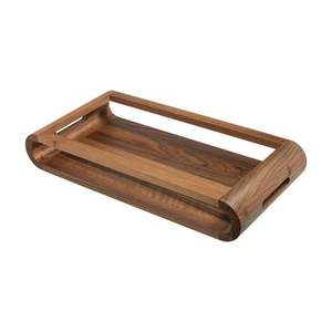 Ensemble de 2 nouveaux plateaux de service en bois au design unique avec une qualité et un matériau extra optimales aux meilleurs tarifs - Product Image 3