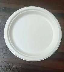 Vaisselle et vaisselle jetables de qualité supérieure en bagasse de canne à sucre ronde de 10 pouces écologiques pour les fêtes - Product Image 5