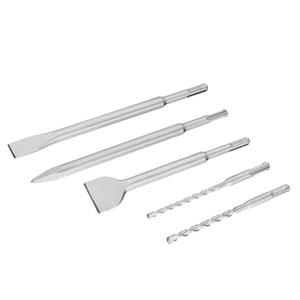 Juego de 5 piezas de cinceles y brocas Stanley para mampostería y hormigón - Product Image 1