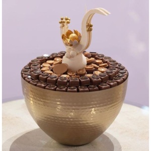 Bol à chocolat martelé de grande taille personnalisé Vente chaude Bonbons au chocolat Bol de service pour vaisselle Bol à chocolat - Product Image 6