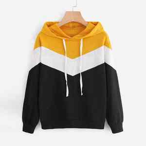 Sudadera con Capucha de Moda para Mujer, Estilo Informal, Tejida, 100% Algodón, con Estampado Floral Bordado, Talla Grande, para Invierno, con Logotipo Frontal - Product Image 5