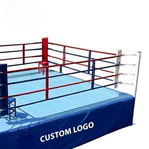 Venta al por mayor Competencia Profesional Anillo de Boxeo Falda Lateral Lona Oxford CORDURA Tela Duradero Ligero Personalizado Color Logo - Product Image 3