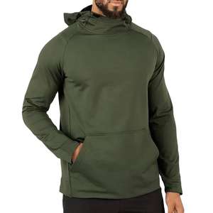 New Winter Collection Athletic Fit Crossover Pullover Hoodie Spring Season wholesale Plain Dyed High Quality Hoodies for Men - Product Image 1