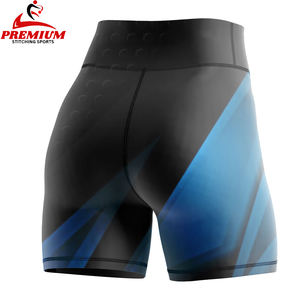 Shorts Deportivos de Cintura Alta con Compresión para Mujer, Talla Grande, con Bolsillo, Transpirables y que Absorben la Humedad, para Entrenamiento y Yoga - Product Image 2
