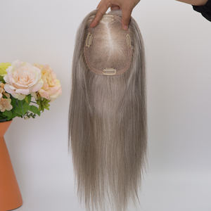 ท็อปเปอร์ผมคนยุโรปแบบโมโนสำหรับผมบางสีผมลูกแพร์สองชั้น - Product Image 1