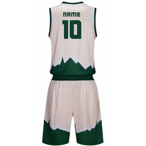 Conjunto de Uniforme de Baloncesto para Adultos 2025, Impreso, Transpirable, Talla Grande, Tela Ligera para Equipos Escolares, Gran Venta - Product Image 3