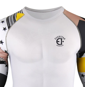 OEM qualité supérieure Men Rush Guard Couleurs personnalisées disponibles Logo personnalisé Men Rush Guard - Product Image 4