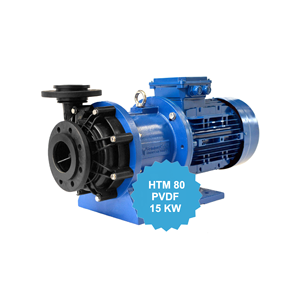 Pompe centrifughe magnetiche di alta qualità modello ht2 80 PVDF con motore 15kw in PVDF per pompa dell'acqua per la movimentazione degli acidi - Product Image 1