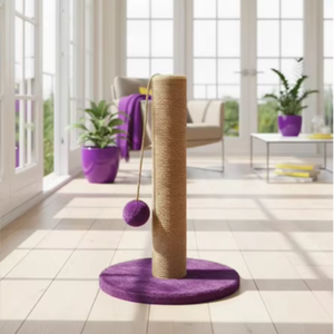 High-quality Amistar Purple Dream Classic Jute Cat Tree with 2 <b>Levels</b> Durable for Cats of All Breeds and Sizes - Product Image 1