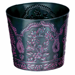 Maceta única de la mejor calidad al por mayor maceta de metal antiguo de latón hecha a mano con mango lateral diseño elegante decoración estándar - Product Image 5