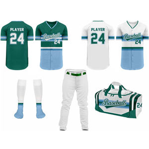 Uniforme de Béisbol de Alta Calidad con Nuevo Diseño, Uniforme de Béisbol Personalizado al por Mayor, Uniforme de Béisbol Transpirable, Paquete de Oferta OEM - Product Image 1